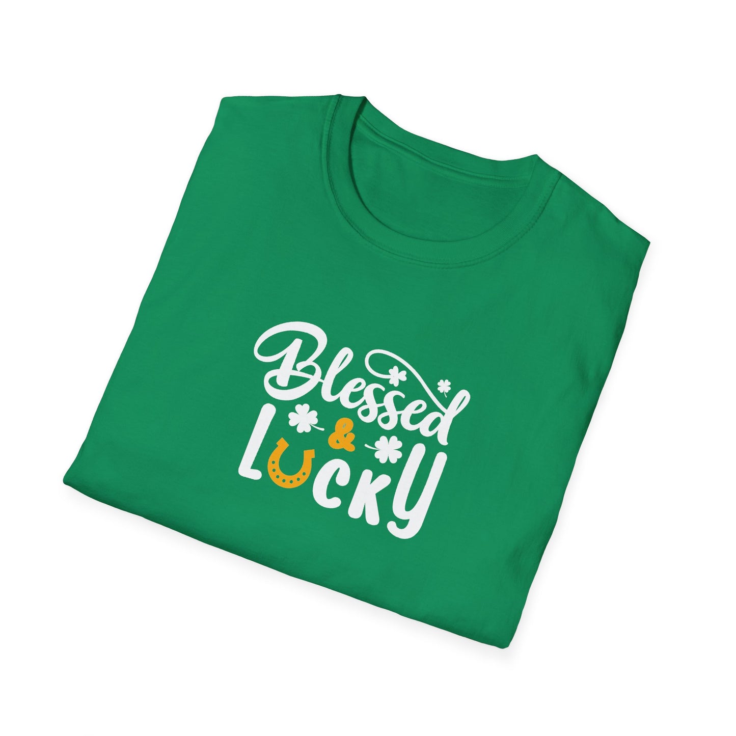 Blessed & Lucky St. Patrick’s Day T-Shirt – Faith & Luck Irish Tee