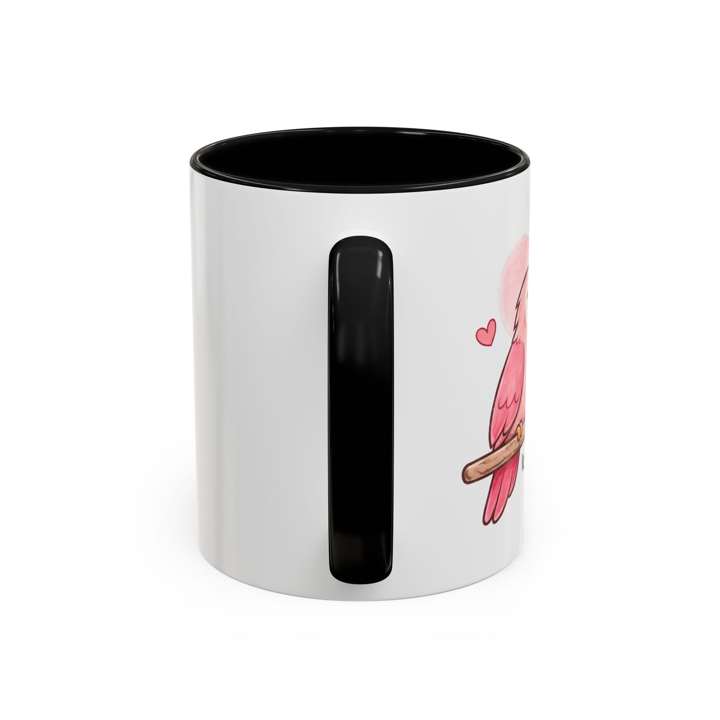 Lovebirds Parrot Accent Coffee Mug — Valentine's Day 11/15oz