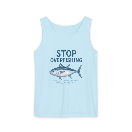 Stop Overfishing Bluefin Tuna Tank Top – Unisex Conservation Shirt