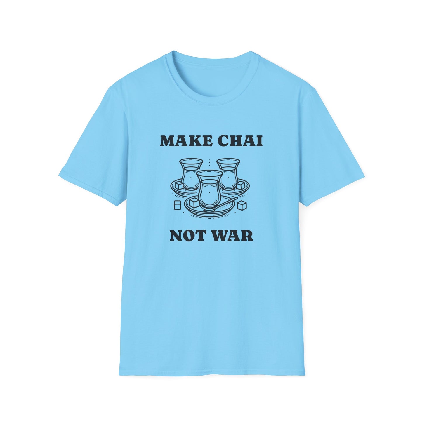 Make Chai Not War – Persian Tea Culture Unisex T-Shirt