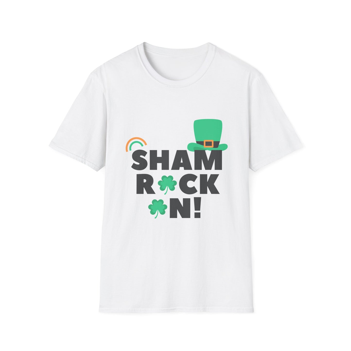 Shamrock On! Unisex Softstyle T-Shirt – Fun St. Patrick’s Day Shirt