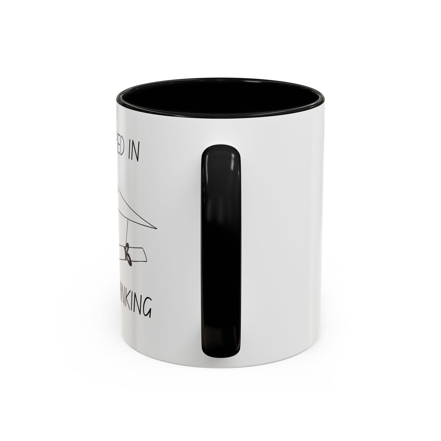 Majored in Overthinking Graduation Mug – Funny Accent Coffee Mug for Liberal Arts Grads