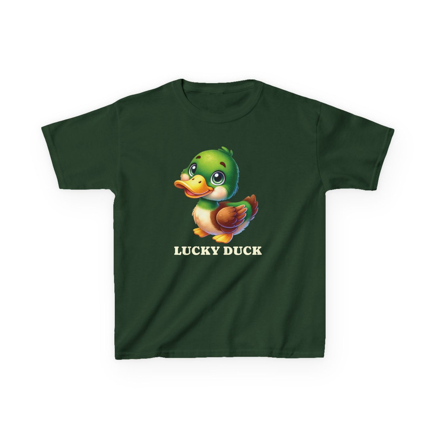 Lucky Duck – St. Patrick’s Day Kids Tee 🦆🍀