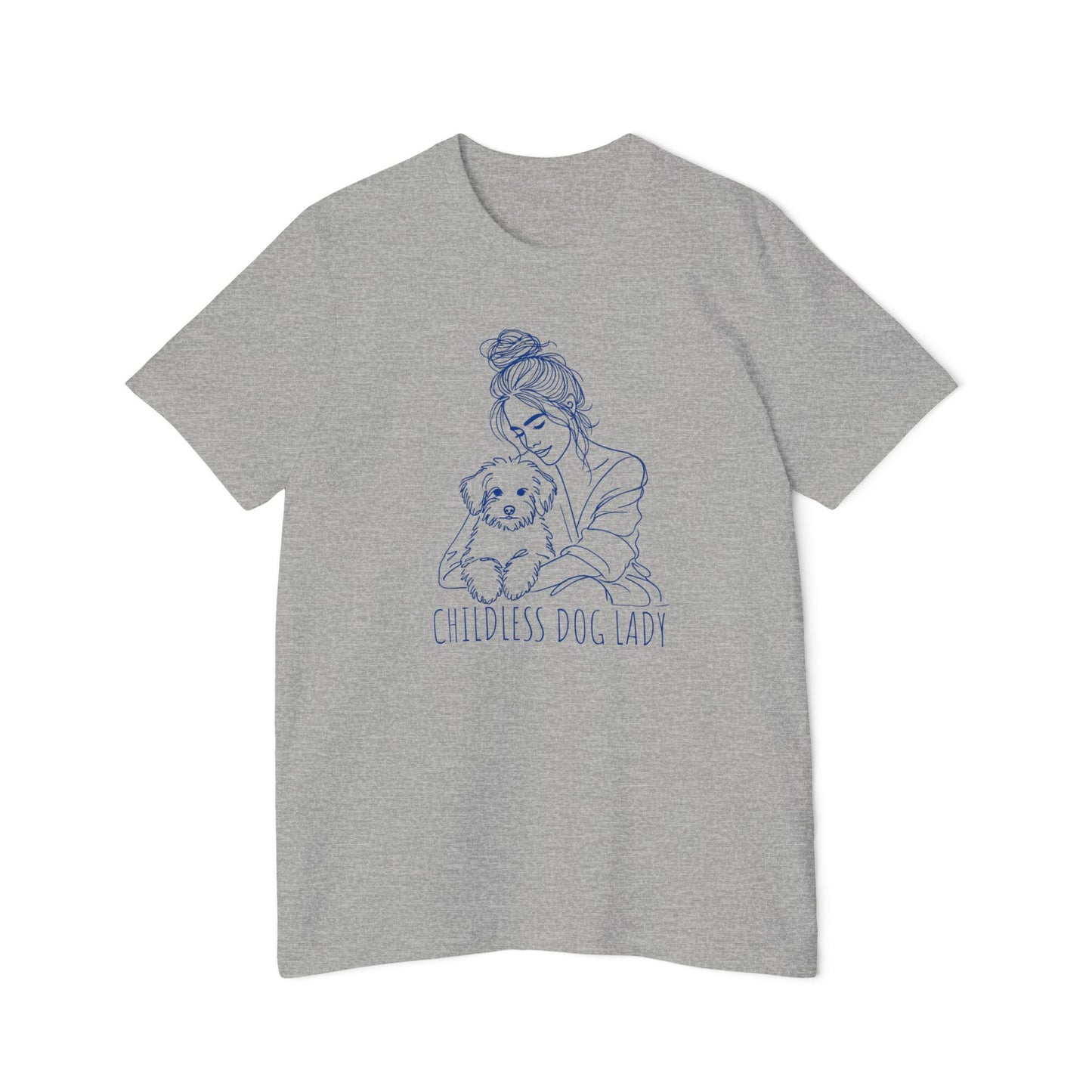 Childless Dog Lady - USA-Made Unisex T-Shirt Inspired by Election Campaign