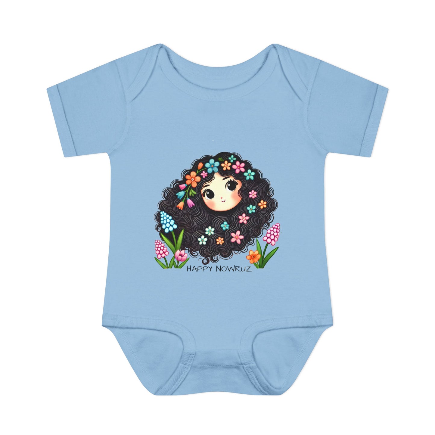 Happy Nowruz Spring Baby Bodysuit – Persian New Year Outfit 🌸🌿