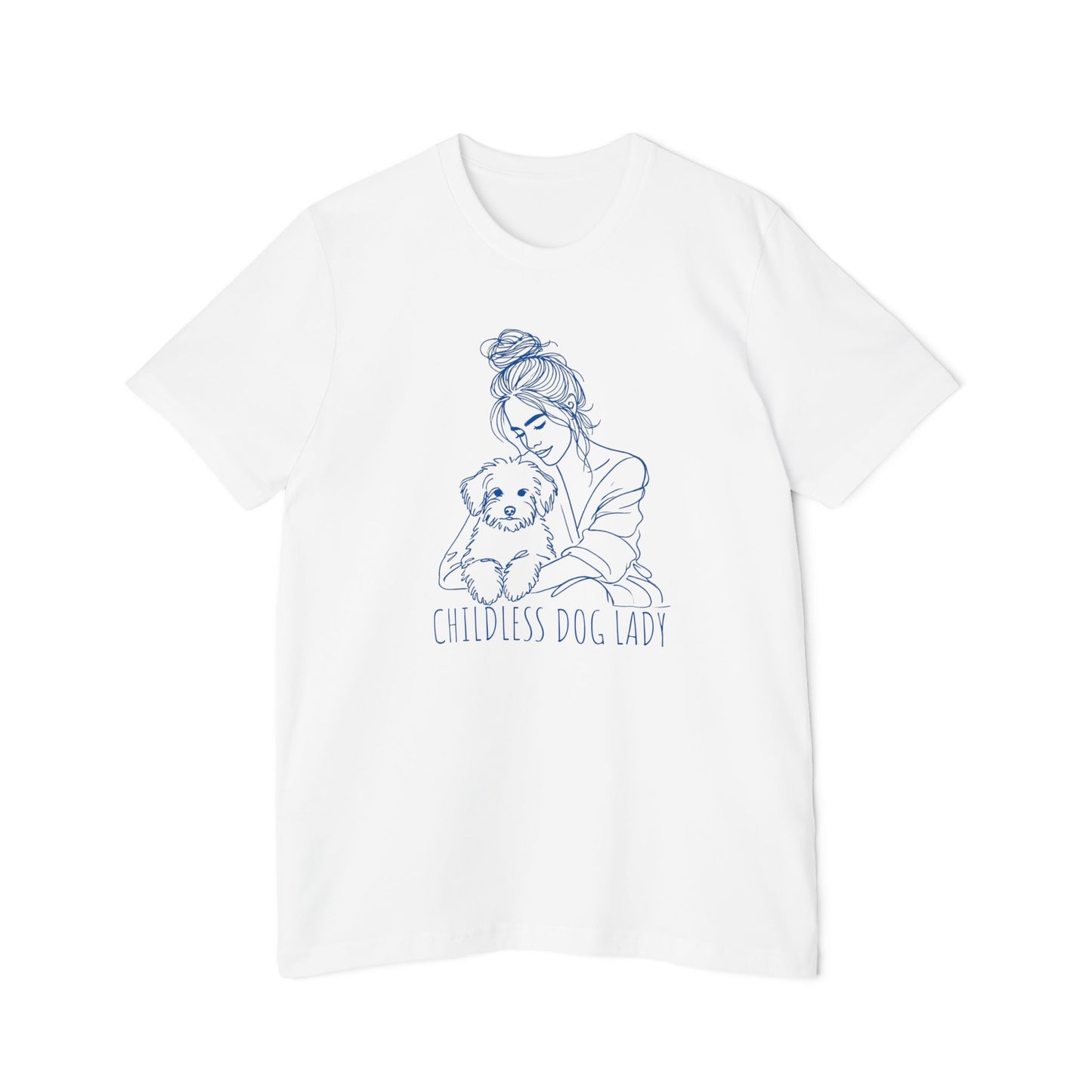 Childless Dog Lady - USA-Made Unisex T-Shirt Inspired by Election Campaign