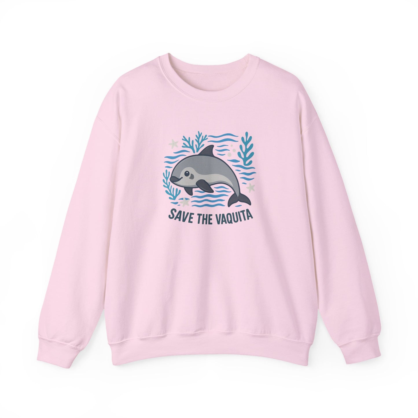 Save the Vaquita Sweatshirt — Marine Conservation Crewneck