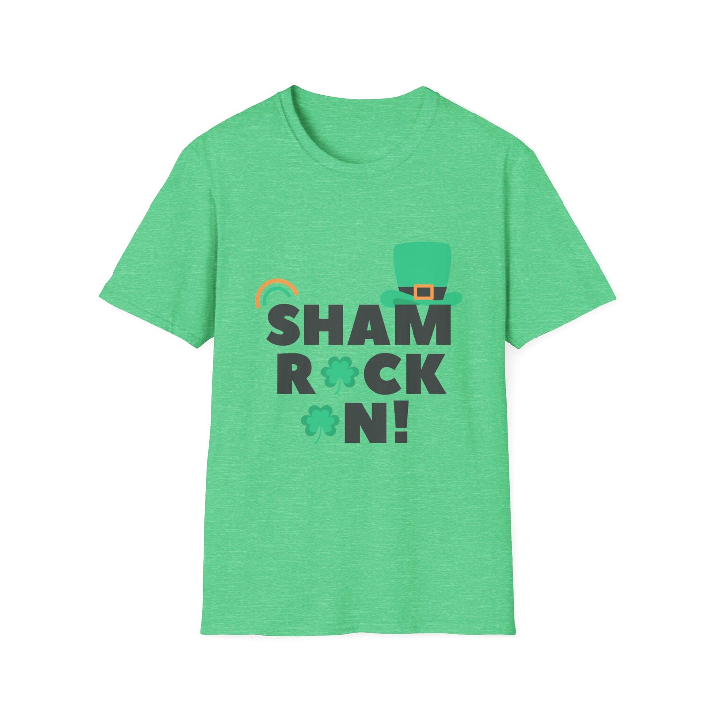 Shamrock On! Unisex Softstyle T-Shirt – Fun St. Patrick’s Day Shirt