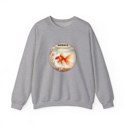 Nowruz Goldfish Crewneck Sweatshirt – Cozy Persian New Year Sweater