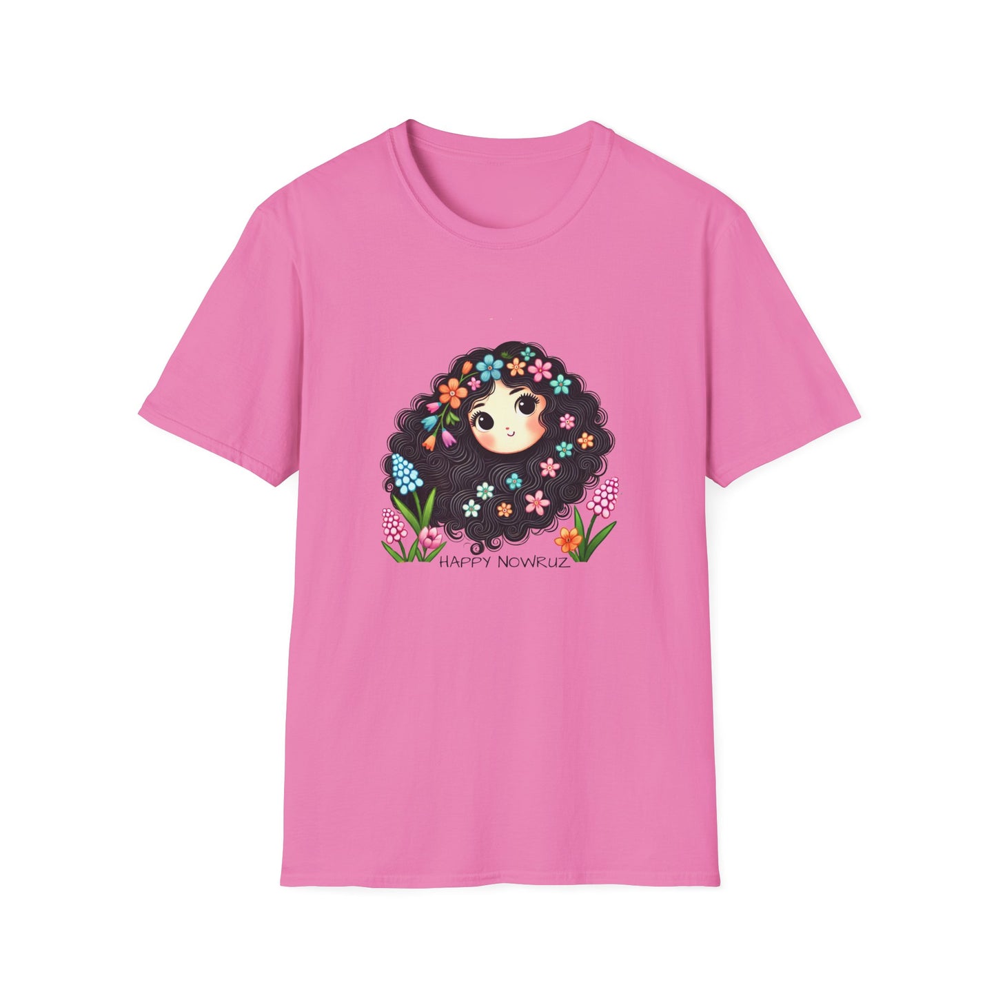 Title: Happy Nowruz Spring Flowers T-Shirt – Celebrate Persian New Year in Bloom 🌸🌿