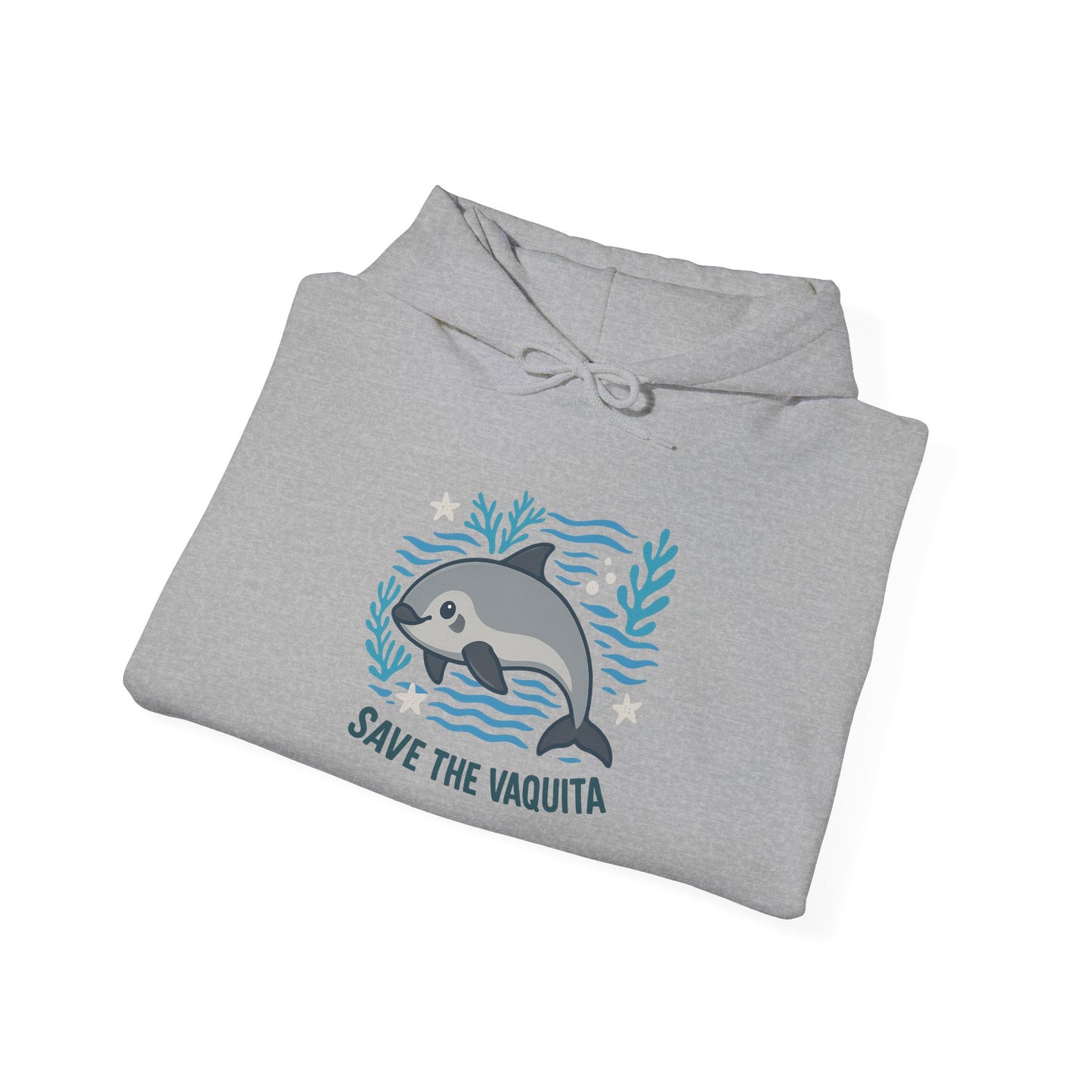 Save the Vaquita Hoodie — Marine Conservation Graphic Sweatshirt