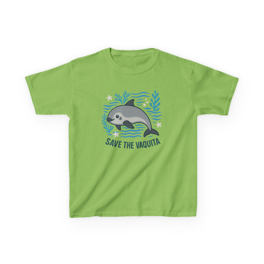 Save the Vaquita Kids T-Shirt — Endangered Sea Mammal Tee