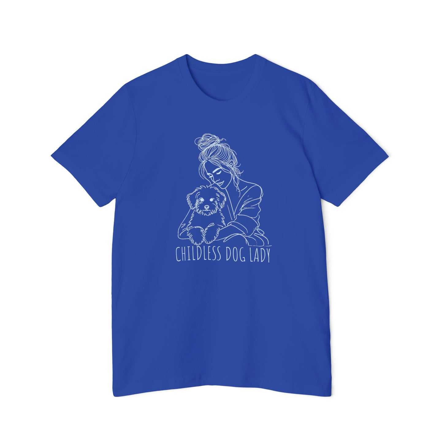 Childless Dog Lady - USA-Made Unisex T-Shirt Inspired by Election Campaign