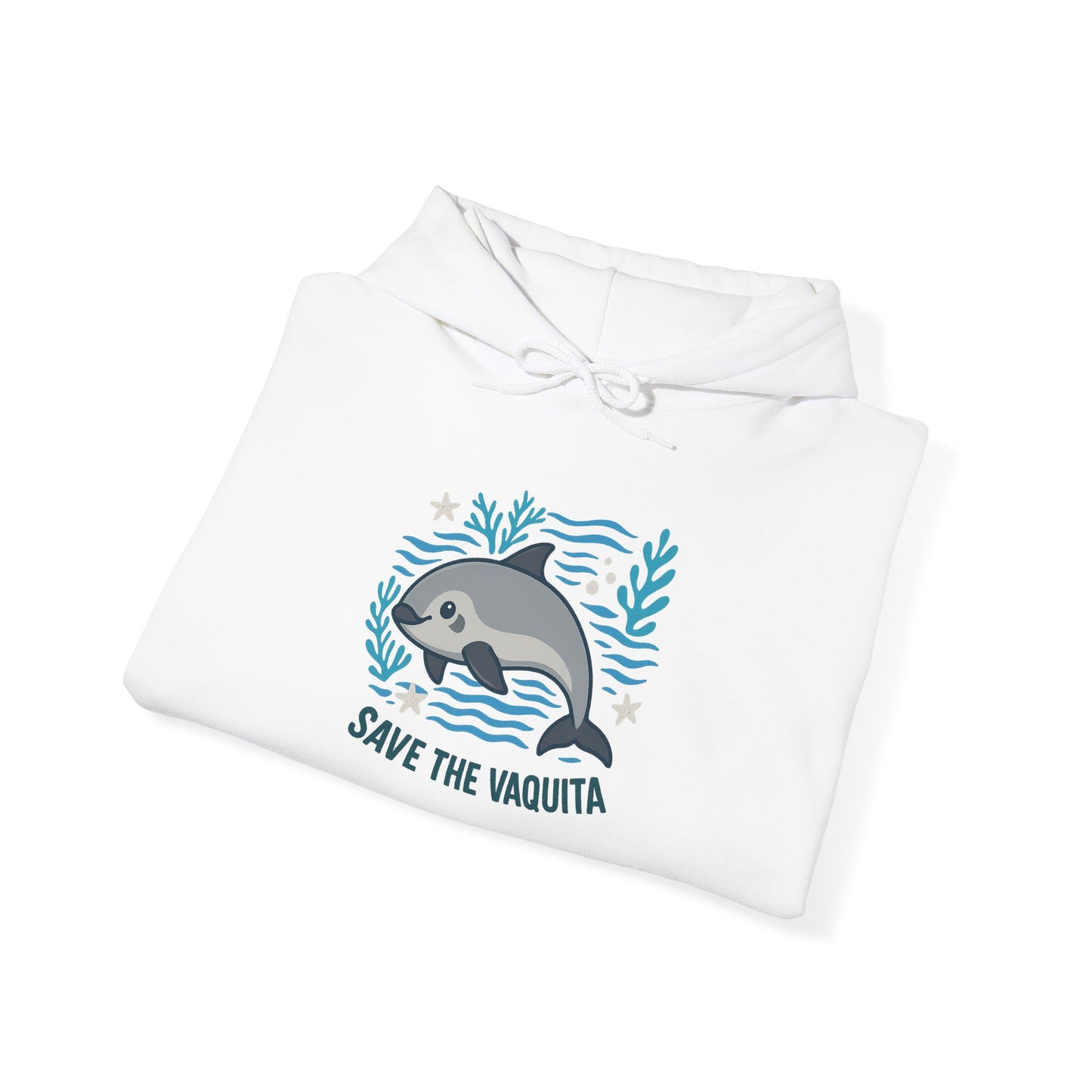 Save the Vaquita Hoodie — Marine Conservation Graphic Sweatshirt