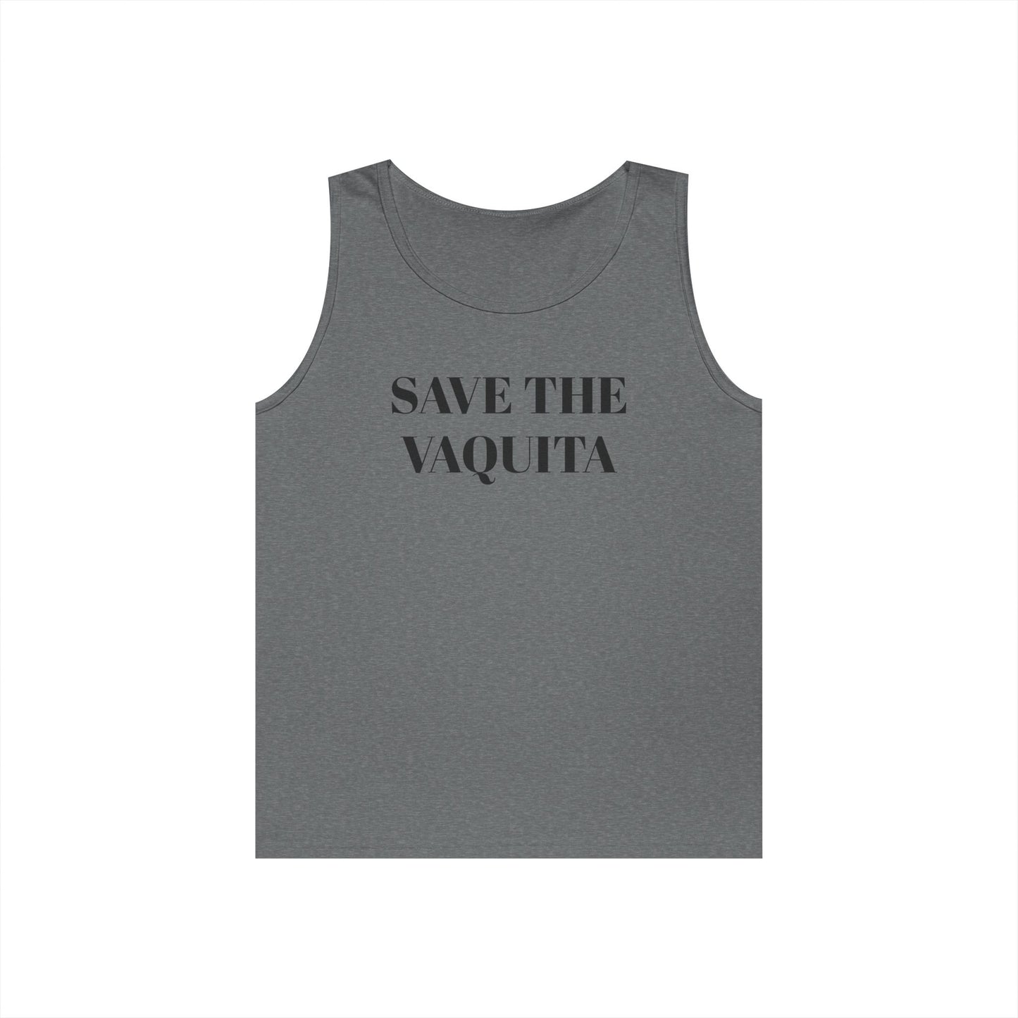 Save the Vaquita Tank Top — Conservation Awareness Cotton Tank
