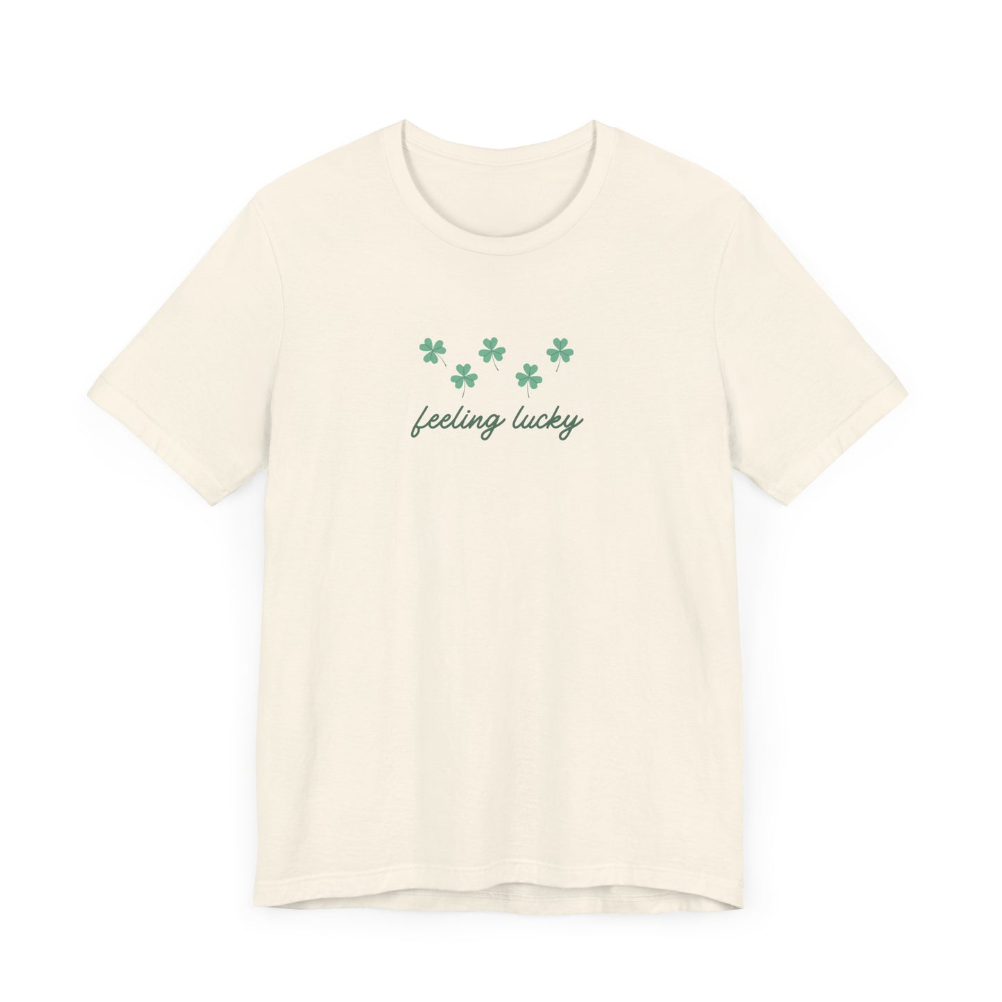 Feeling Lucky St. Patrick’s Day Unisex Jersey Short Sleeve Tee