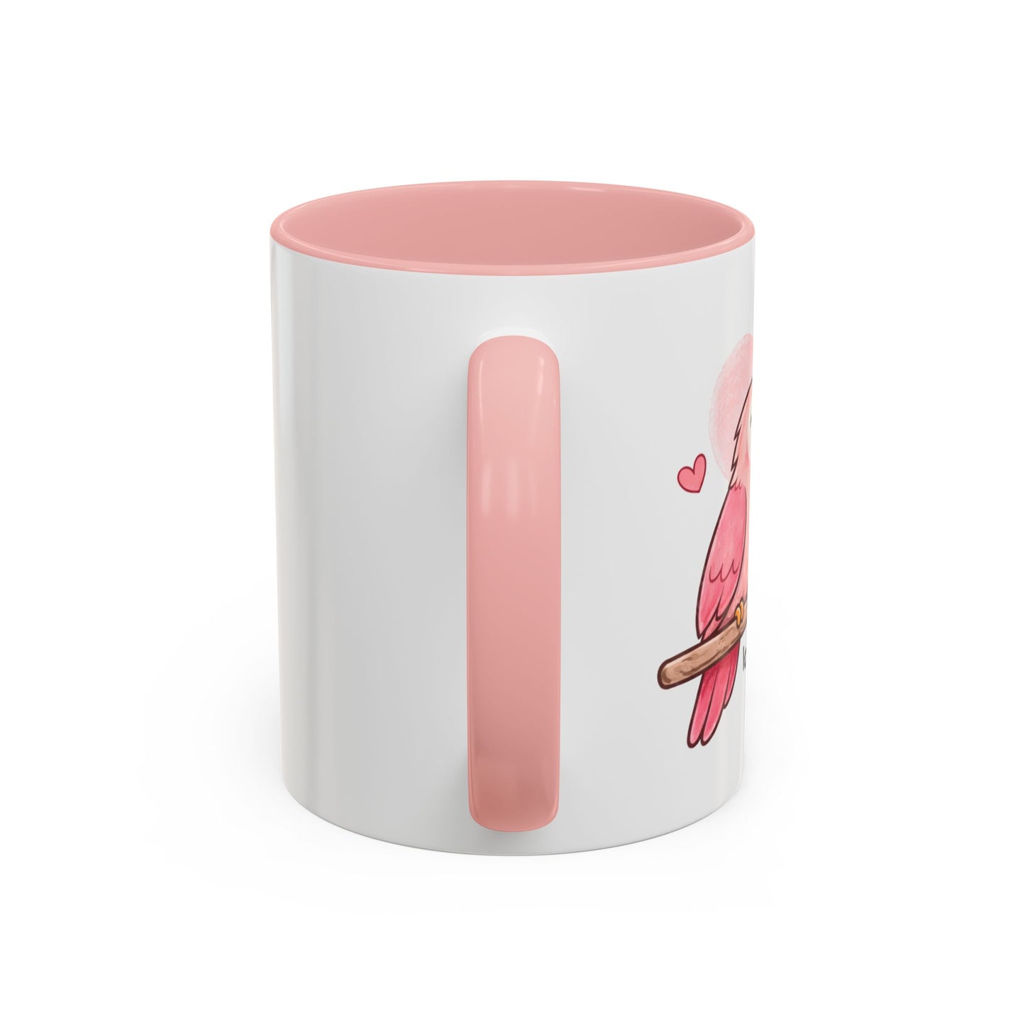 Lovebirds Parrot Accent Coffee Mug — Valentine's Day 11/15oz
