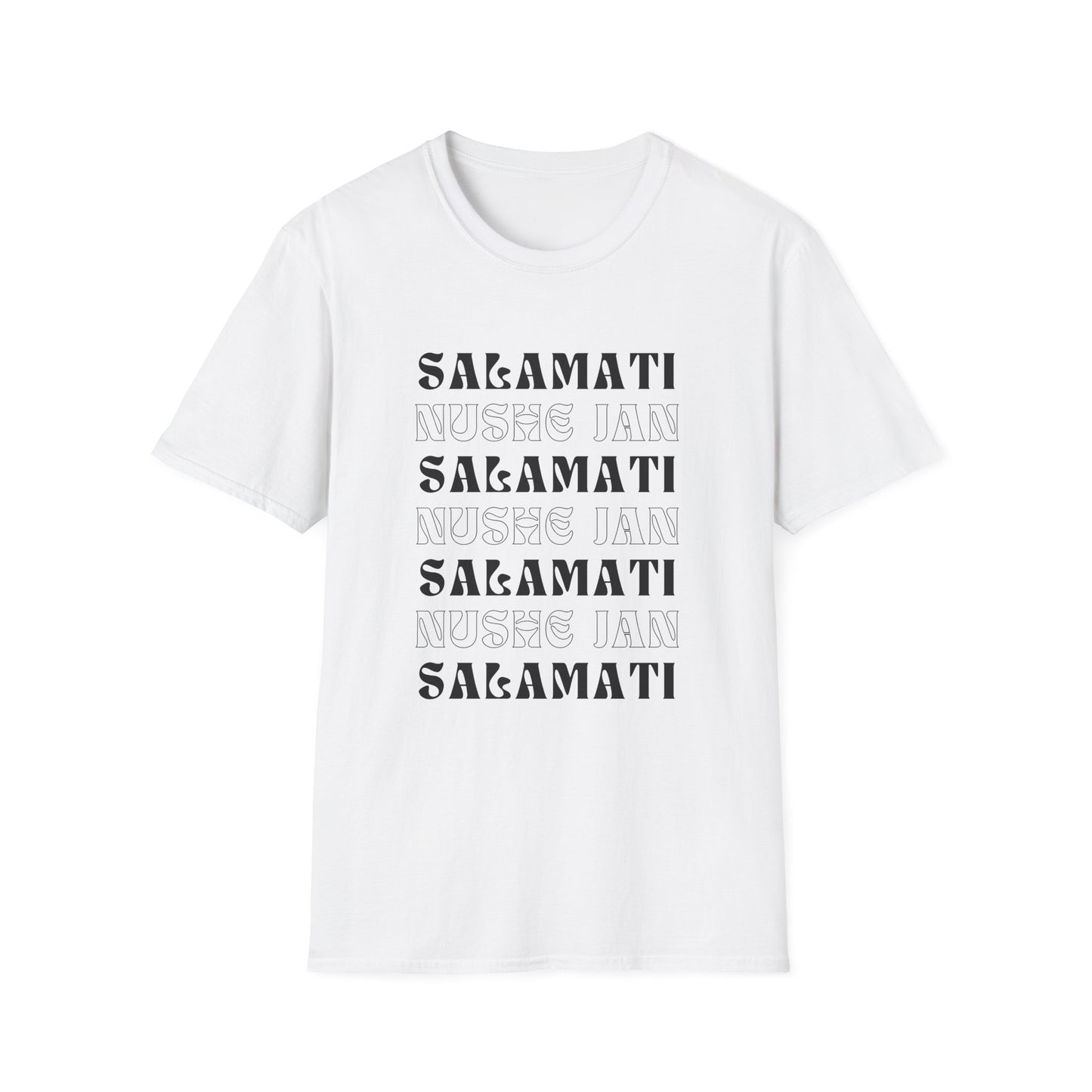 Salamati & Nushe Jan Unisex T-Shirt – Persian Culture & Farsi-Inspired Tee