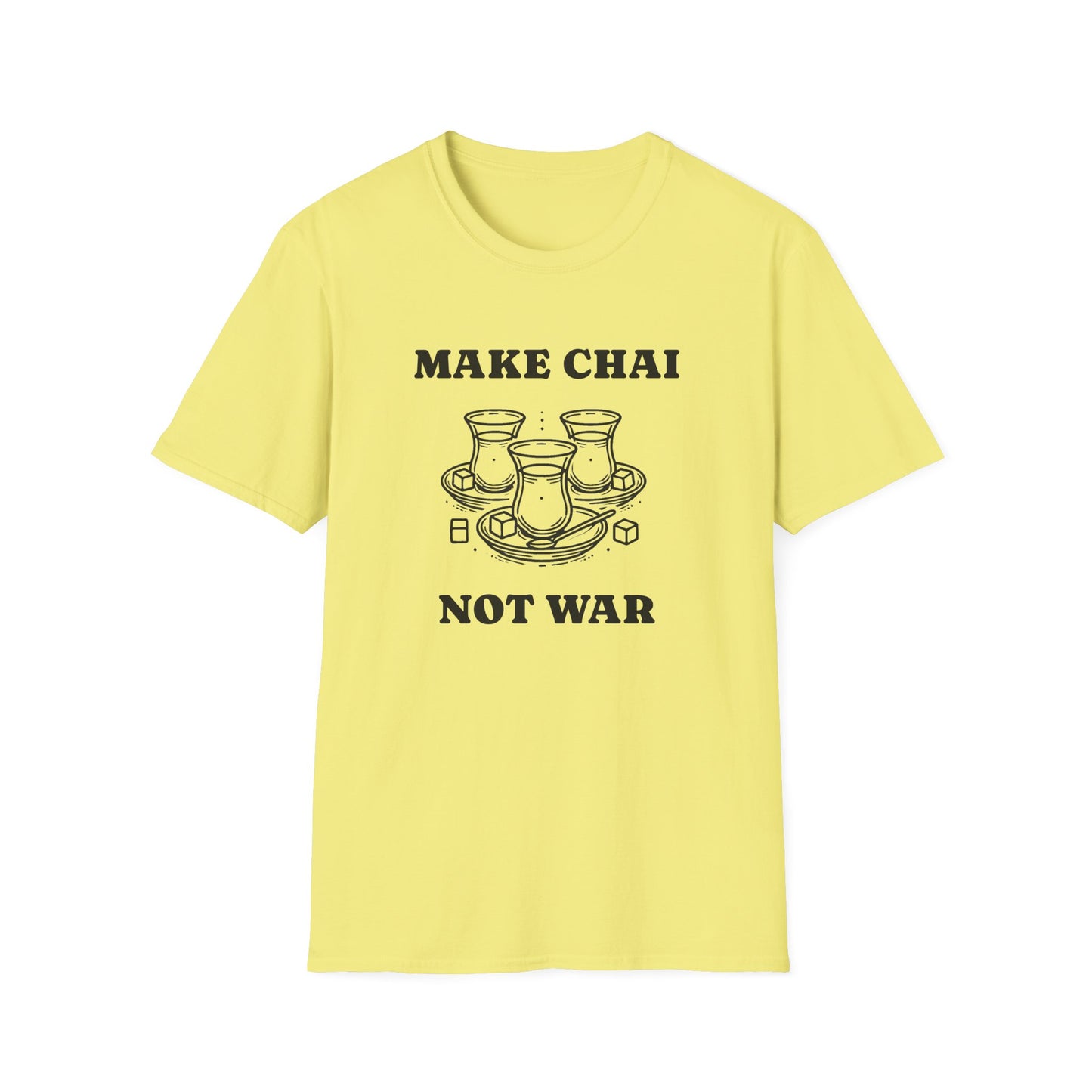 Make Chai Not War – Persian Tea Culture Unisex T-Shirt