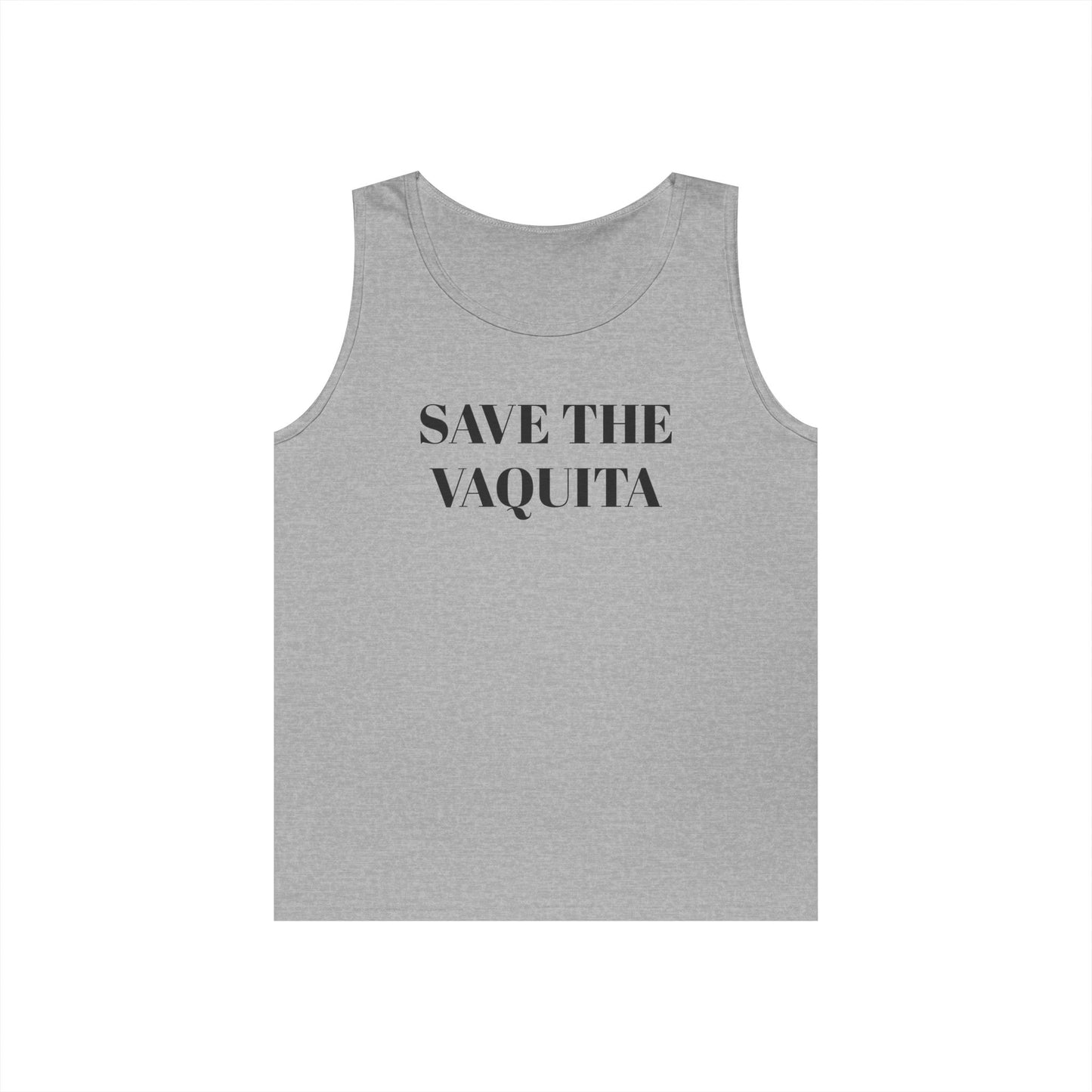 Save the Vaquita Tank Top — Conservation Awareness Cotton Tank