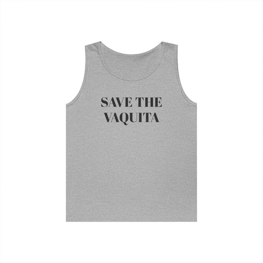 Save the Vaquita Tank Top — Conservation Awareness Cotton Tank