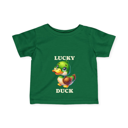 Lucky Duck – St. Patrick’s Day Infant Tee 🦆🍀