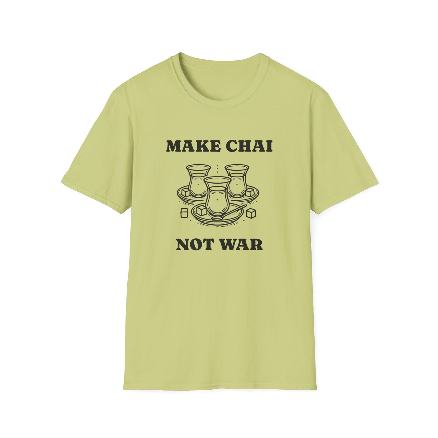 Make Chai Not War – Persian Tea Culture Unisex T-Shirt