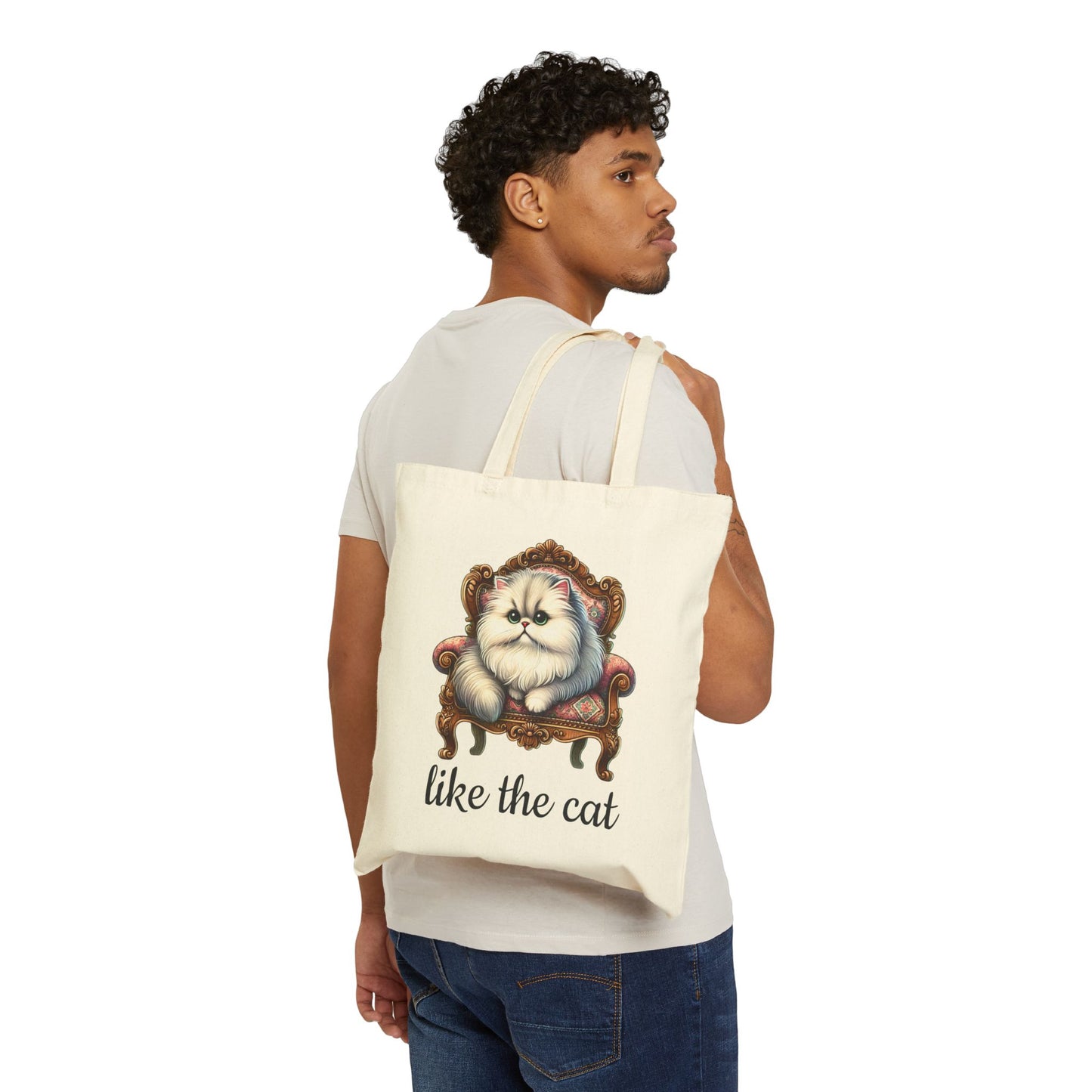 Persian Like the Cat – Canvas Tote Bag