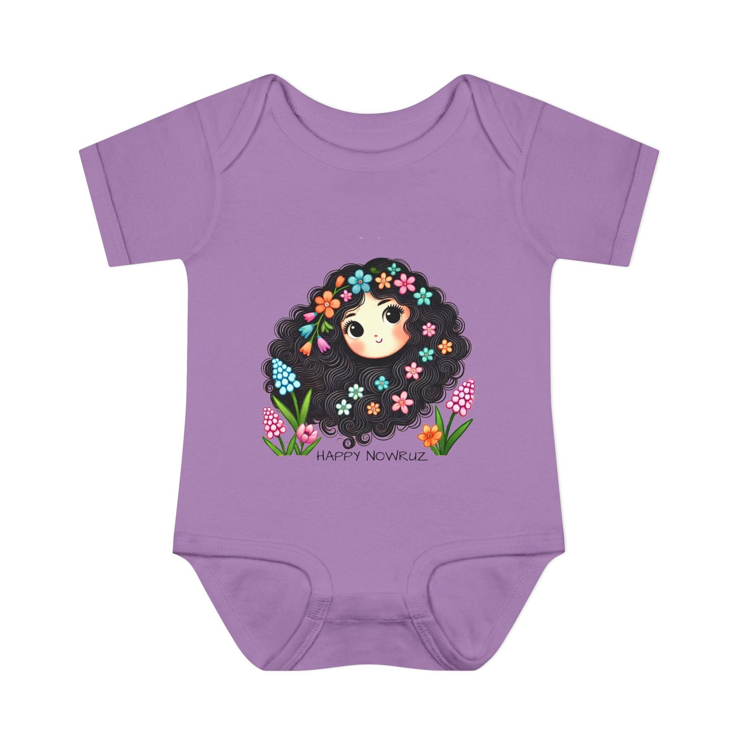 Happy Nowruz Spring Baby Bodysuit – Persian New Year Outfit 🌸🌿