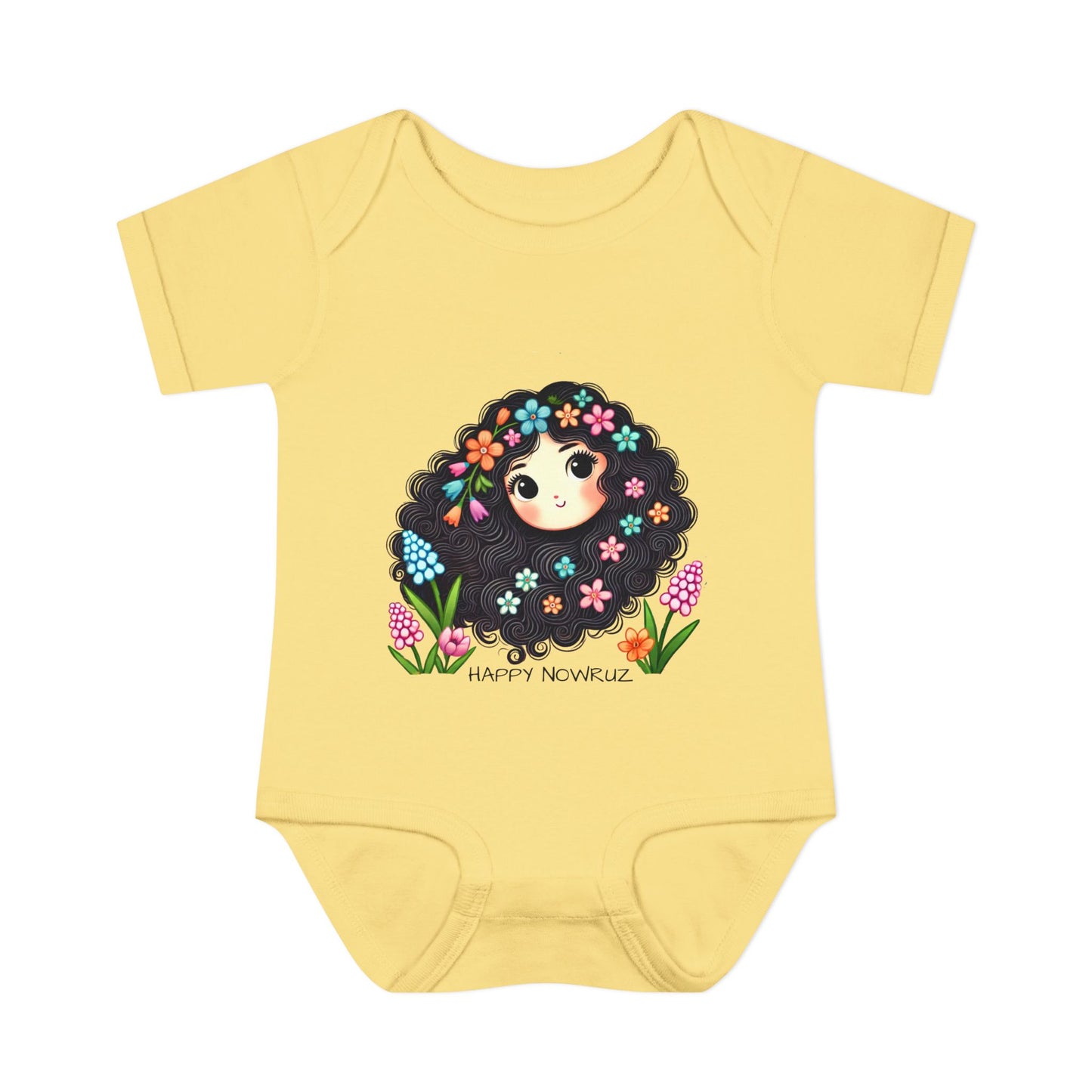 Happy Nowruz Spring Baby Bodysuit – Persian New Year Outfit 🌸🌿