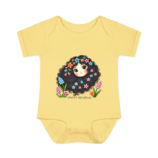 Happy Nowruz Spring Baby Bodysuit – Persian New Year Outfit 🌸🌿