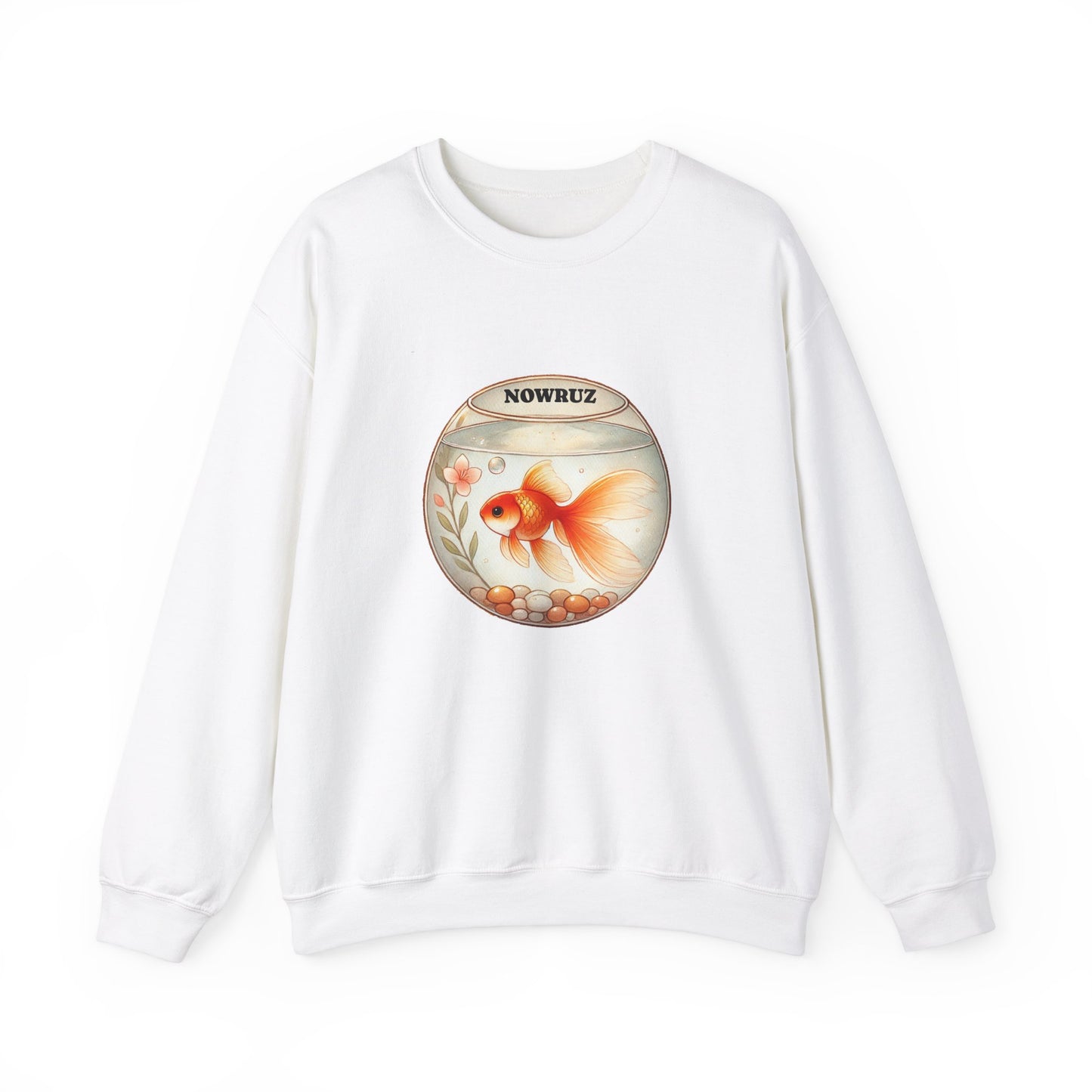 Nowruz Goldfish Crewneck Sweatshirt – Cozy Persian New Year Sweater