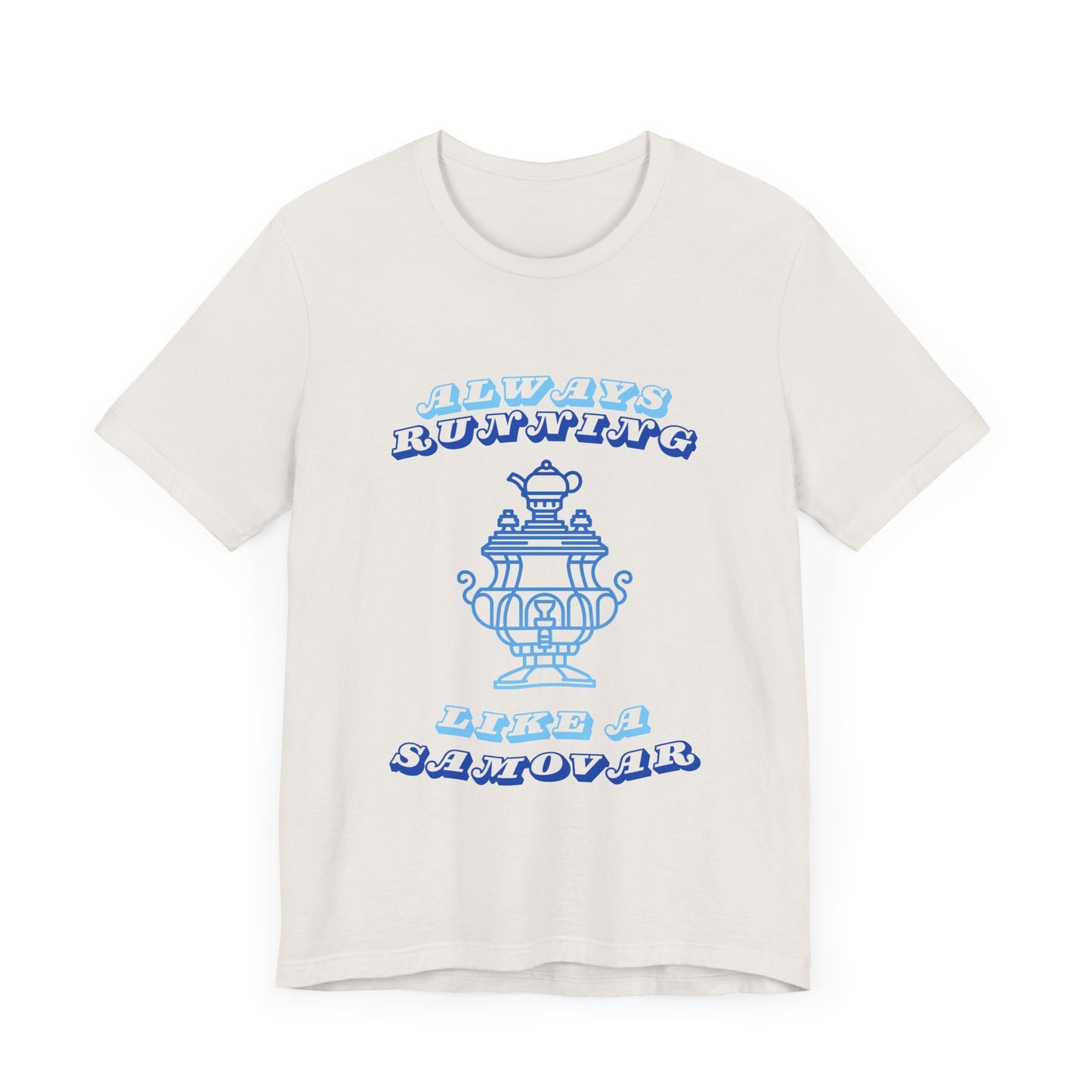 Always Running Like a Samovar – Persian-Inspired Tee for Busy Tea Lovers