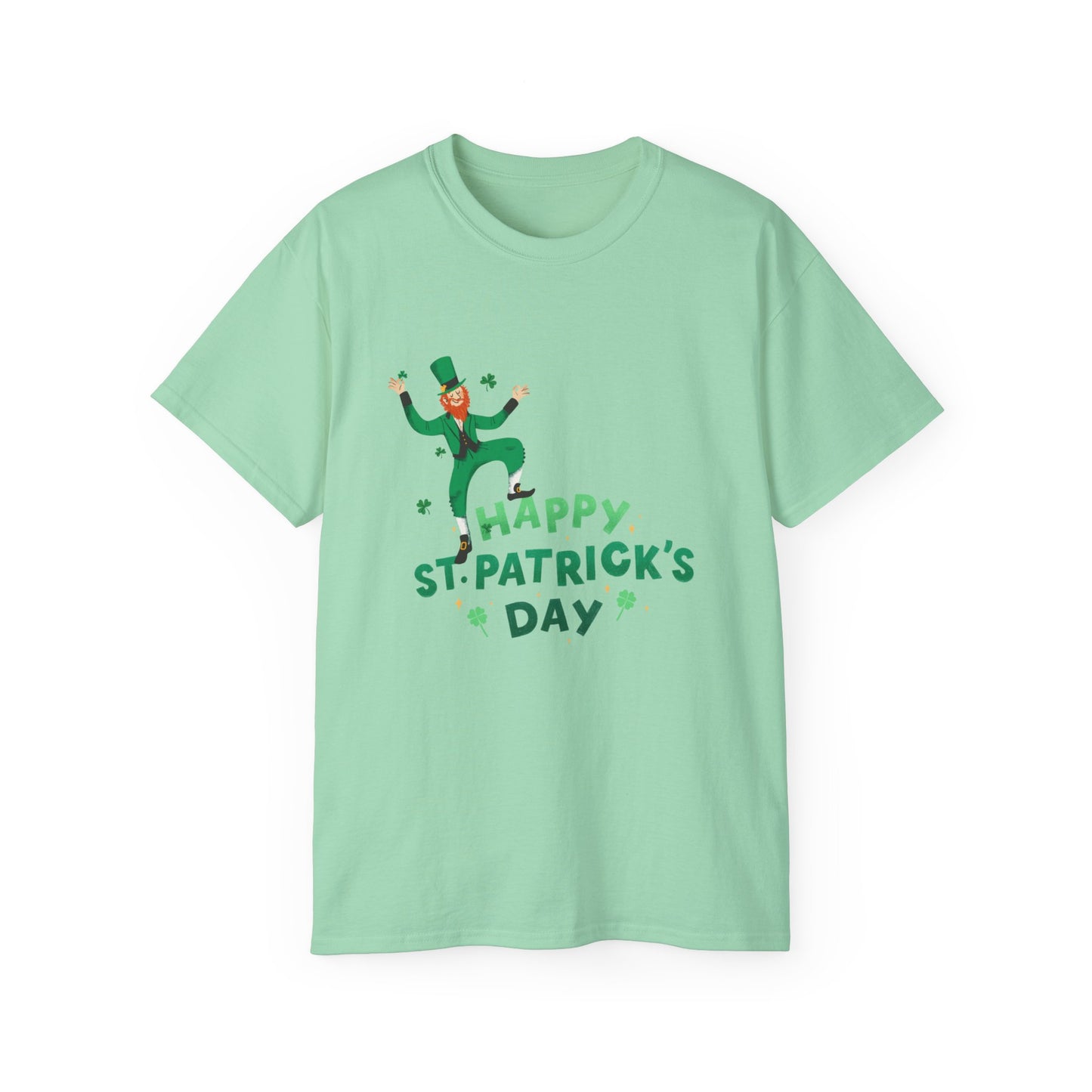 Happy St. Patrick’s Day Unisex Ultra Cotton Tee – Fun Leprechaun Irish Shirt