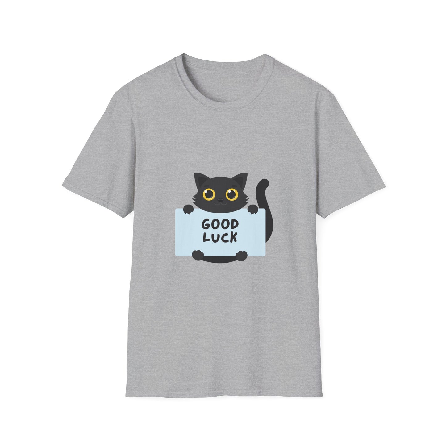 Lucky Black Cat T-Shirt – Good Luck Tee for St. Patrick’s Day